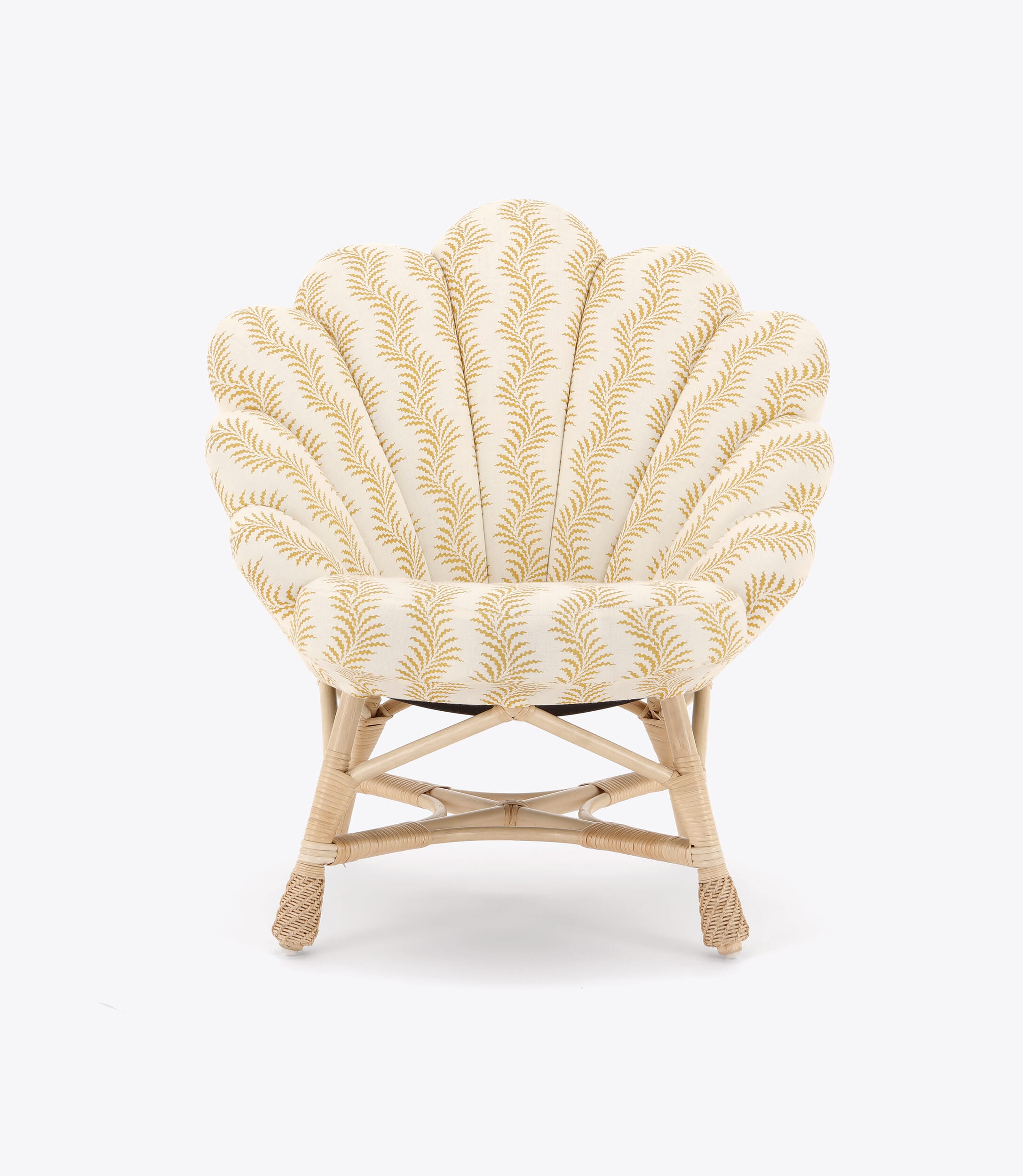 rattan upholstered venus chair